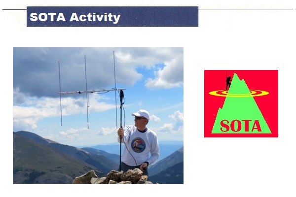 Amateurfunk-Station mit Transceiver und Morsetaste