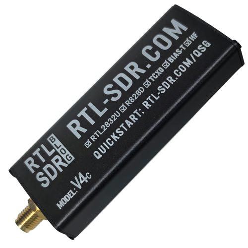 RTL-SDR Blog V4 — RTL-SDR-Stick, direkt HF-tauglich